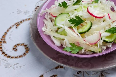Odganic salad Stock Photos