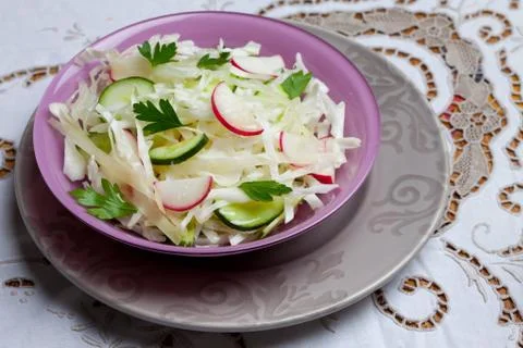 Odganic salad Stock Photos