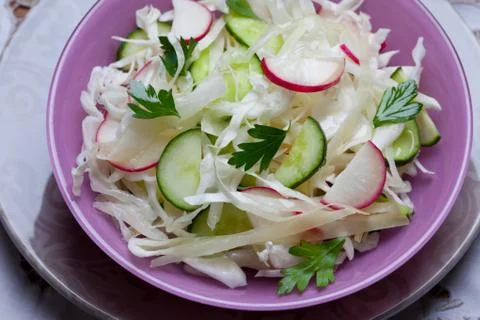Odganic salad Foto stock