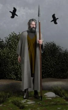 Odin the Allfather Stock Illustration