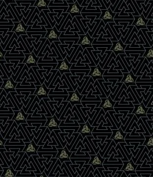 Odin seamless texture Stock Illustration