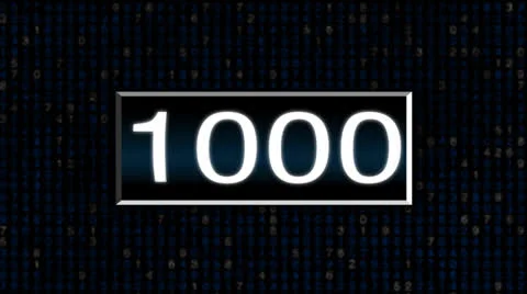 Odometer Blue Stock Footage 23458027