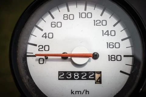 Odometer motorcycle Stock Photos