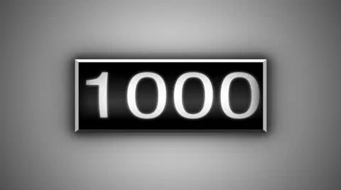 Odometer White Video stock 23457936