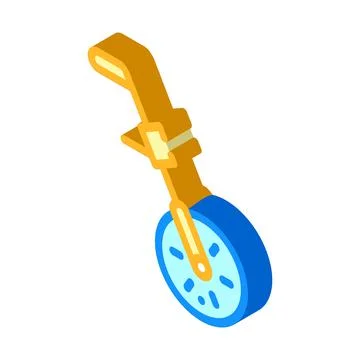 Odometry equipment isometric icon vector illustration color Illustrazione stock