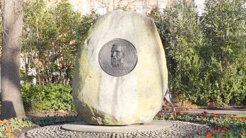 O'Donovan Rossa Memorial, Dublin Stock Footage 124124454
