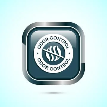 Odor control icon design illustration. Anti bad smell icon, Odor free label.. Illustration