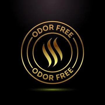 Odor control icon design illustration. Anti bad smell icon, Odor free label.. Illustration