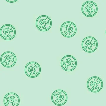 Odor control product label caution line seamless pattern Stock Illustration