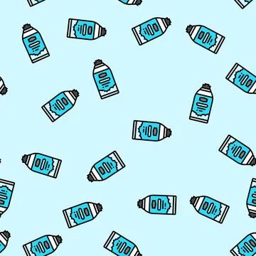 Odor eliminator car care vector seamless pattern 스톡 일러스트
