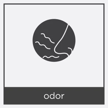 Odor icon isolated on white background Stock Illustration