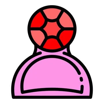 Odor perfume icon, outline style Stockillustratie