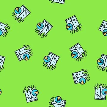Odor removal laundry wash vector seamless pattern 스톡 일러스트