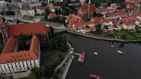 Odra River Stockbeeldmateriaal 151224567