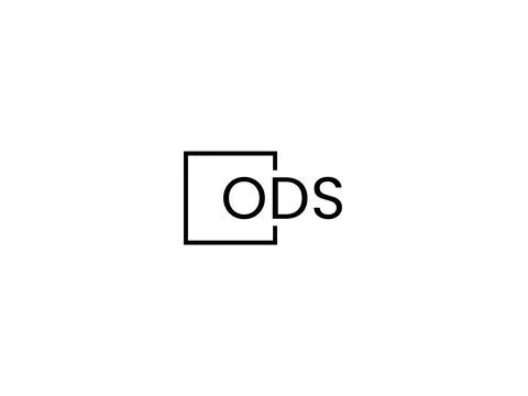 ODS letter initial logo design vector illustration Stock Illustration