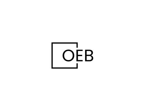 OEB letter initial logo design vector illustration Stock Illustration