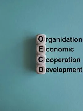 OECD - organisation economic cooperation development symbol. Foto stock