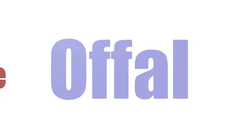 Offal Wordcloud Animated On White Background Vídeos de archivo 103563827