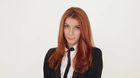 Offended girl 스톡 동영상 22683022