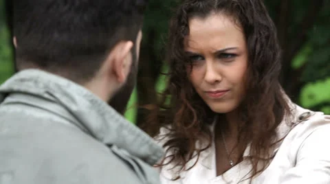 Offended girlfriend Video stock 27111997