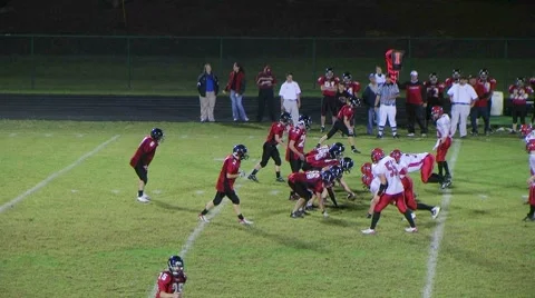 Offense Completes Pass 動画素材 8663548