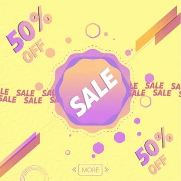 Offer discount banner advertisement 스톡 일러스트