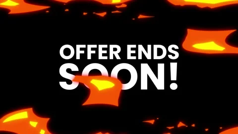 Offer end soon! Word Hot Animated concept. Stock Footage 296547710