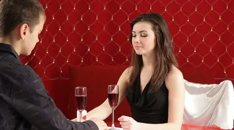 Offer to the girl.  HD Stock Footage 10574580