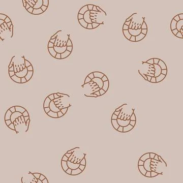 Offer to help when you can line seamless pattern Ilustração Stock