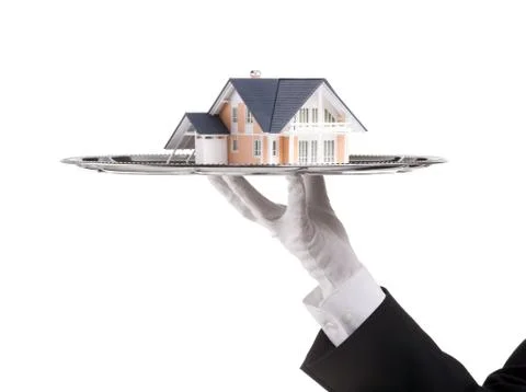 Offer of house Stock Photos