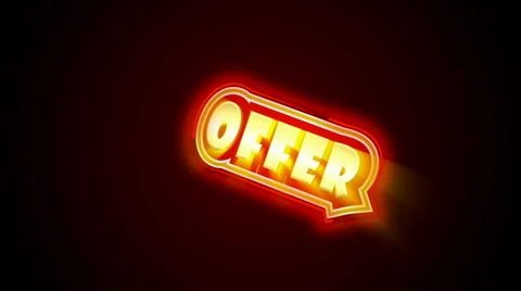 Offer Label 스톡 동영상 1215630