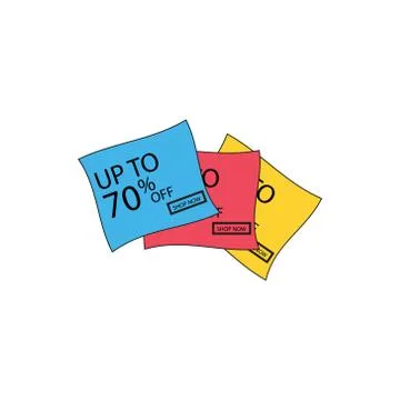 Offer tag set. Vector discount stickers. Collection stickers, price tags. Sale 스톡 일러스트