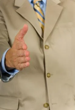 Offered hand Stock Photos