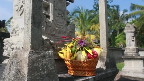 An offering to god Stock Footage 269742926