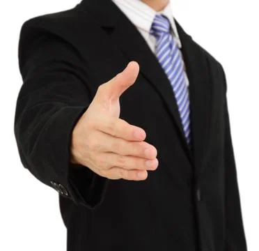 Offering a handshake Stock Photos
