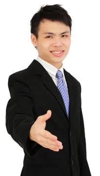 Offering a handshake Stock Photos