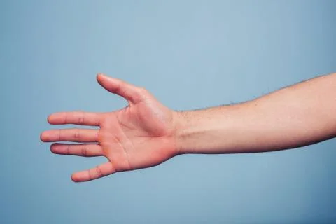 Offering handshake 스톡 사진