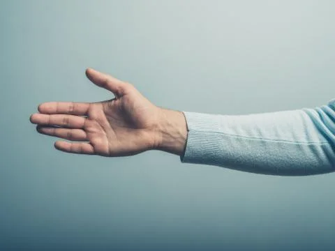 Offering handshake Stock Photos