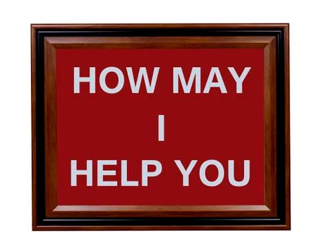 Offering of help sign Stock Illustration