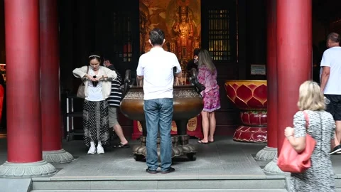 Offering prayers Stock Footage 234798399