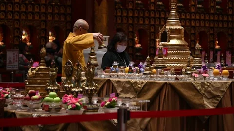 Offering prayers Stock Footage 234798473