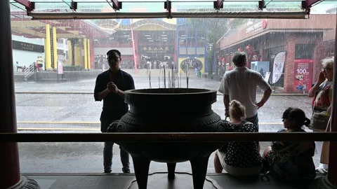 Offering prayers Stock Footage 234798493