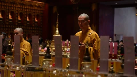 Offering prayers Stock Footage 240375695