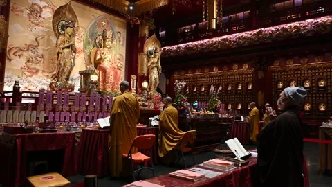 Offering prayers Stock Footage 240376251