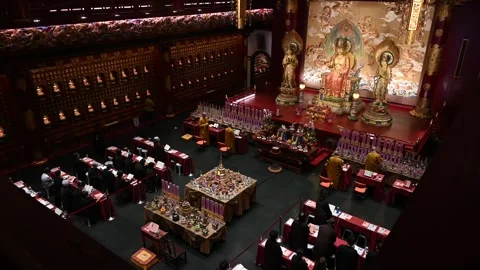 Offering prayers Stock Footage 240376511