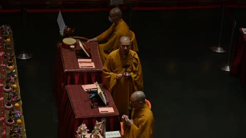 Offering prayers Stock Footage 240376551