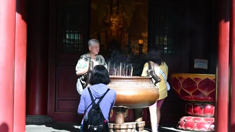 Offering prayers Stock Footage 240381824