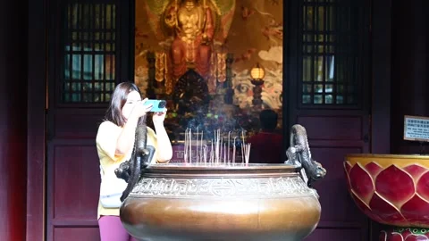 Offering prayers Stock Footage 240381838