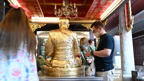 Offering prayers Stock Footage 240384828