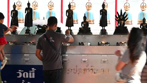 Offering prayers Video stock 240386177